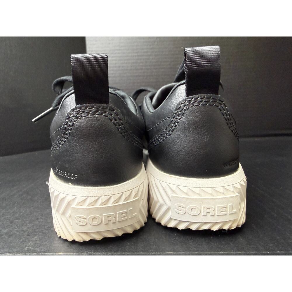 Sorel Ona Ave Low Womens Shoes Sz 7.5 Black Waterproof Platform Lace Up Sneakers - Picture 7 of 9
